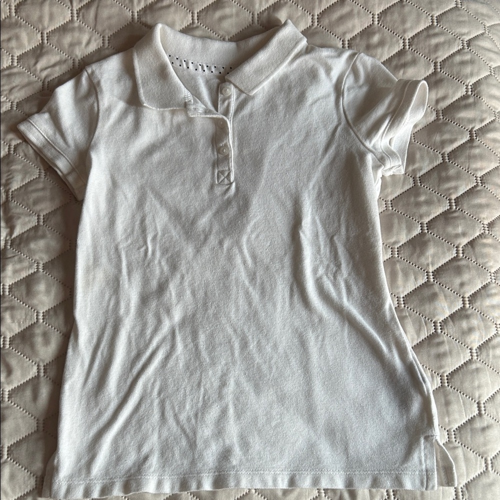 Old Navy Kids White Polo Shirt
